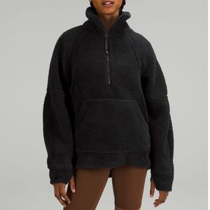 Lululemon Scuba Oversized Fleece Funnel-Neck Half-Zip M/L